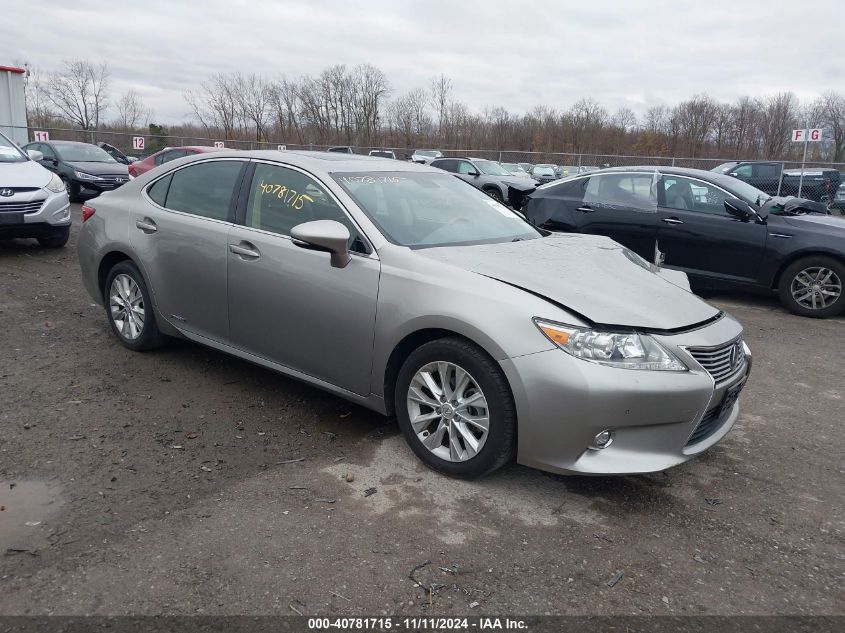 VIN JTHBW1GGXF2094075 2015 Lexus ES, 300H no.1