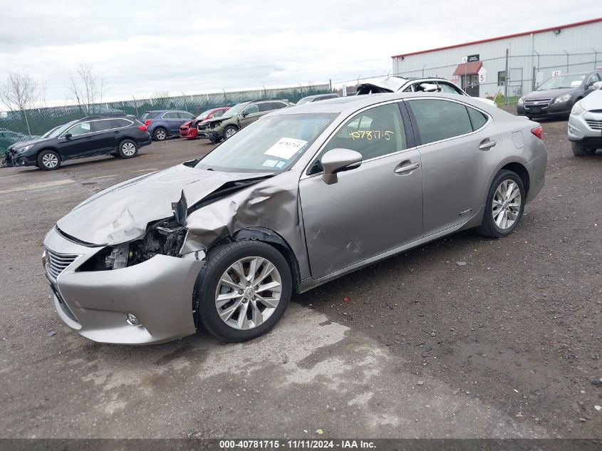 VIN JTHBW1GGXF2094075 2015 Lexus ES, 300H no.2