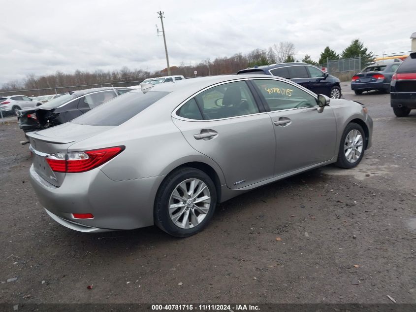 VIN JTHBW1GGXF2094075 2015 Lexus ES, 300H no.4