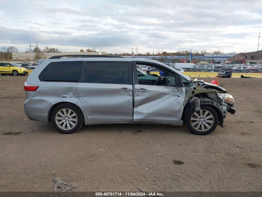 2015 Toyota Sienna Limited 7 Passenger VIN: 5TDYK3DC4FS658543 Lot: 40781714