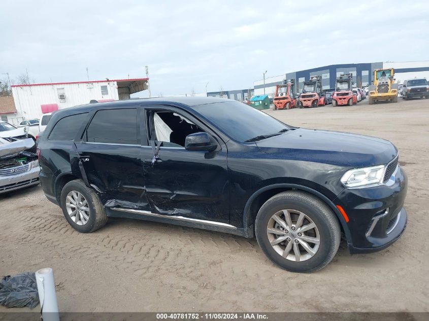 2021 Dodge Durango Sxt Rwd VIN: 1C4RDHAG0MC693131 Lot: 40781752