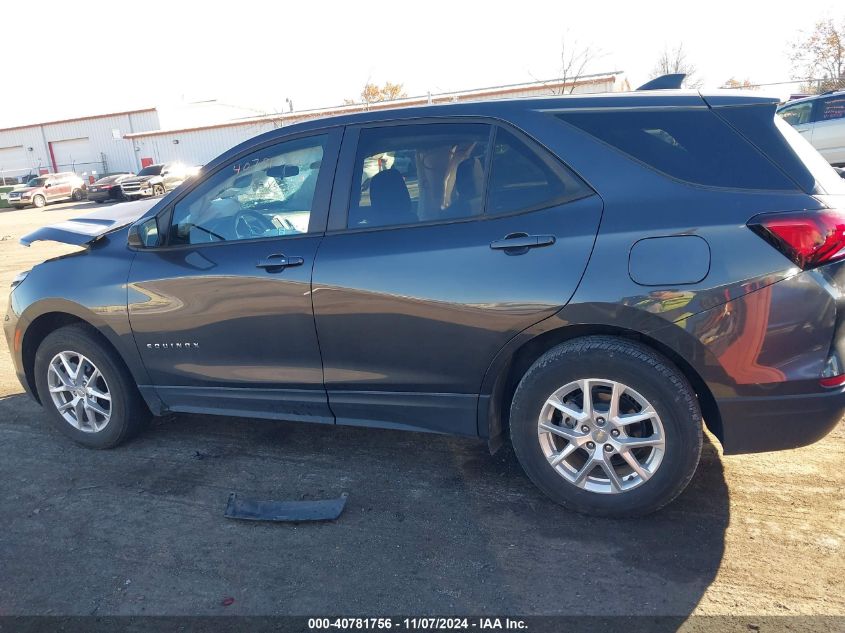 2022 Chevrolet Equinox Awd Ls VIN: 3GNAXSEV7NS219321 Lot: 40781756