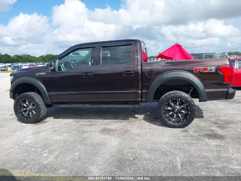 2019 Ford F-150 Lariat VIN: 1FTEW1E44KFB43894 Lot: 40781768