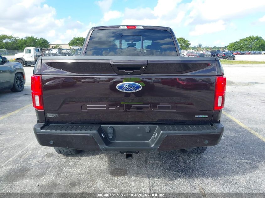 2019 Ford F-150 Lariat VIN: 1FTEW1E44KFB43894 Lot: 40781768