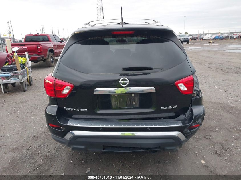 2017 Nissan Pathfinder Platinum VIN: 5N1DR2MN5HC905137 Lot: 40781816