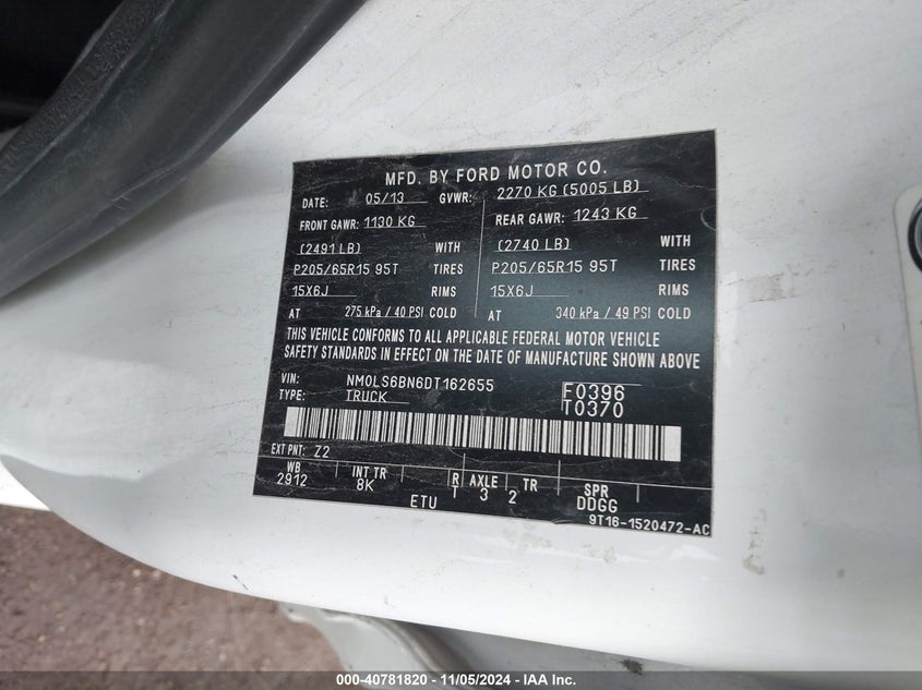 2013 FORD TRANSIT CONNECT XLT - NM0LS6BN6DT162655