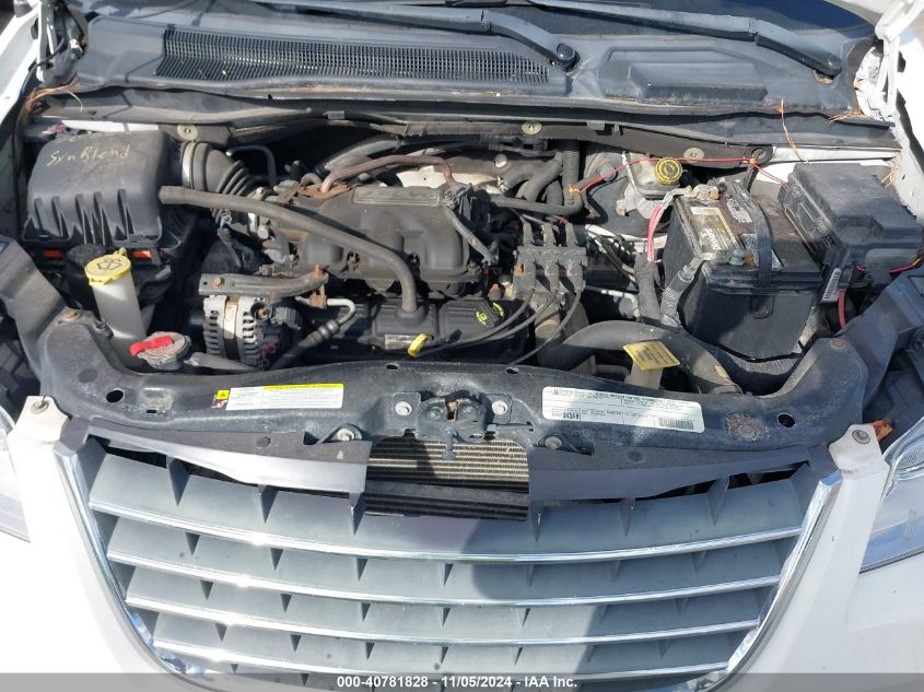 2010 Chrysler Town & Country Touring VIN: 2A4RR5D19AR500818 Lot: 40781828