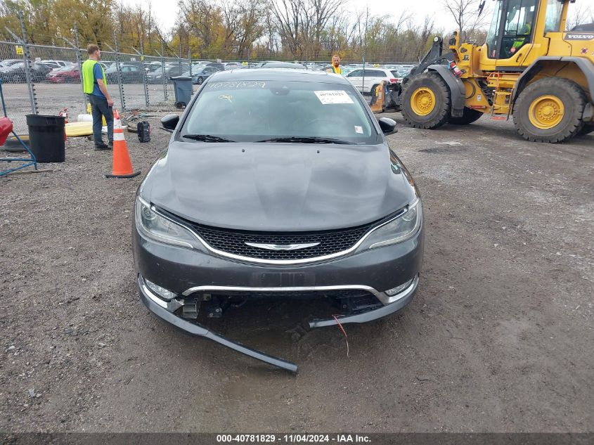 2015 Chrysler 200 C VIN: 1C3CCCEG8FN656930 Lot: 40781829