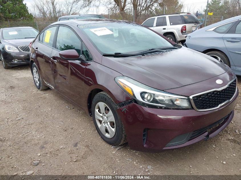 2017 Kia Forte Lx VIN: 3KPFL4A75HE081374 Lot: 40781838