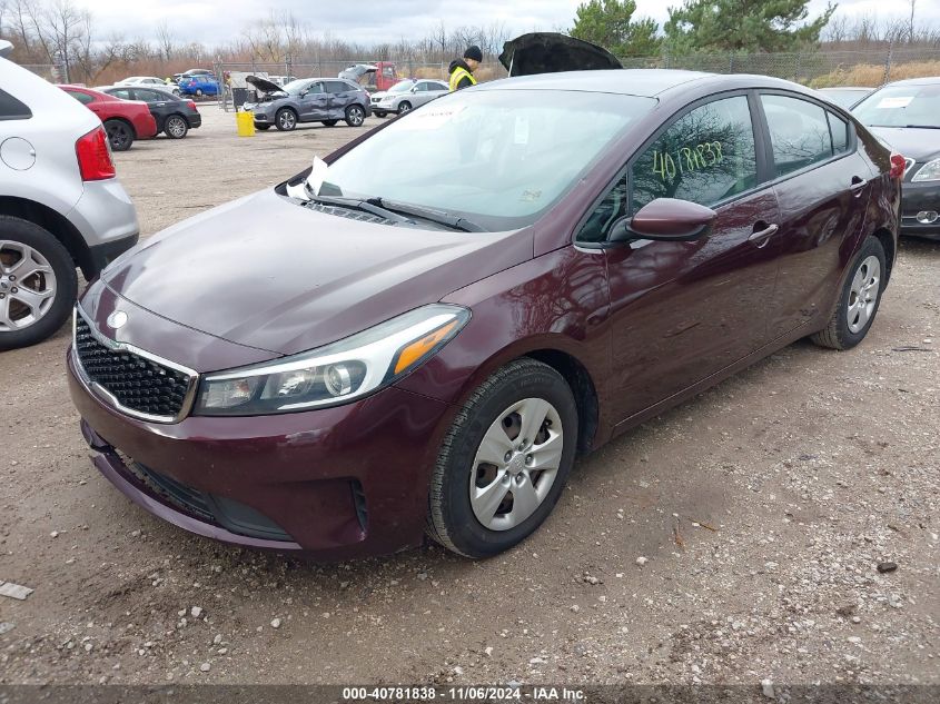 2017 Kia Forte Lx VIN: 3KPFL4A75HE081374 Lot: 40781838