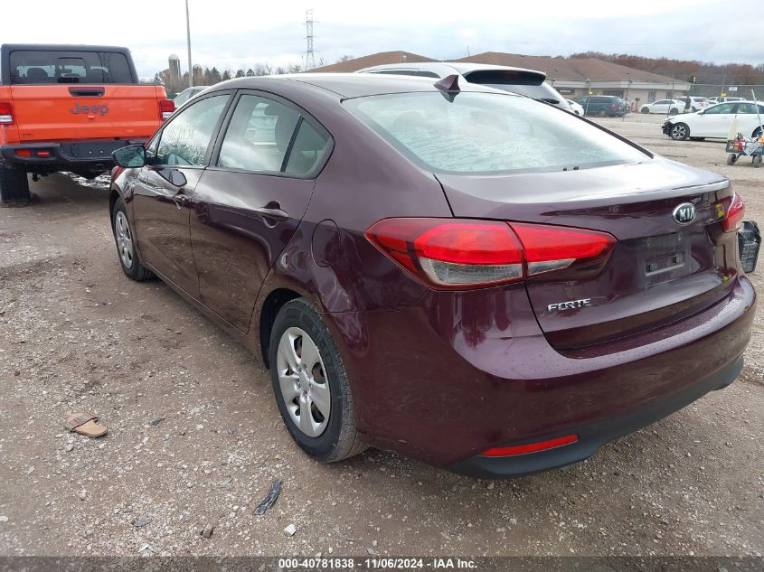 2017 Kia Forte Lx VIN: 3KPFL4A75HE081374 Lot: 40781838