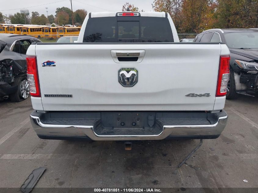 2019 Ram 1500 Big Horn/Lone Star 4X4 5'7 Box VIN: 1C6RRFFG9KN790898 Lot: 40781851