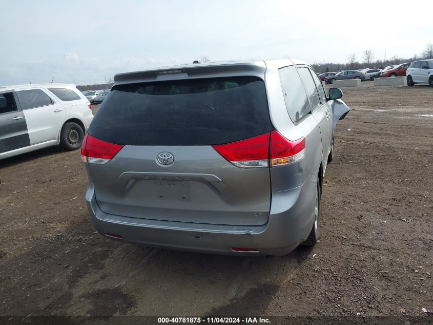 2011 Toyota Sienna Base V6 VIN: 5TDZK3DC8BS002117 Lot: 40781875