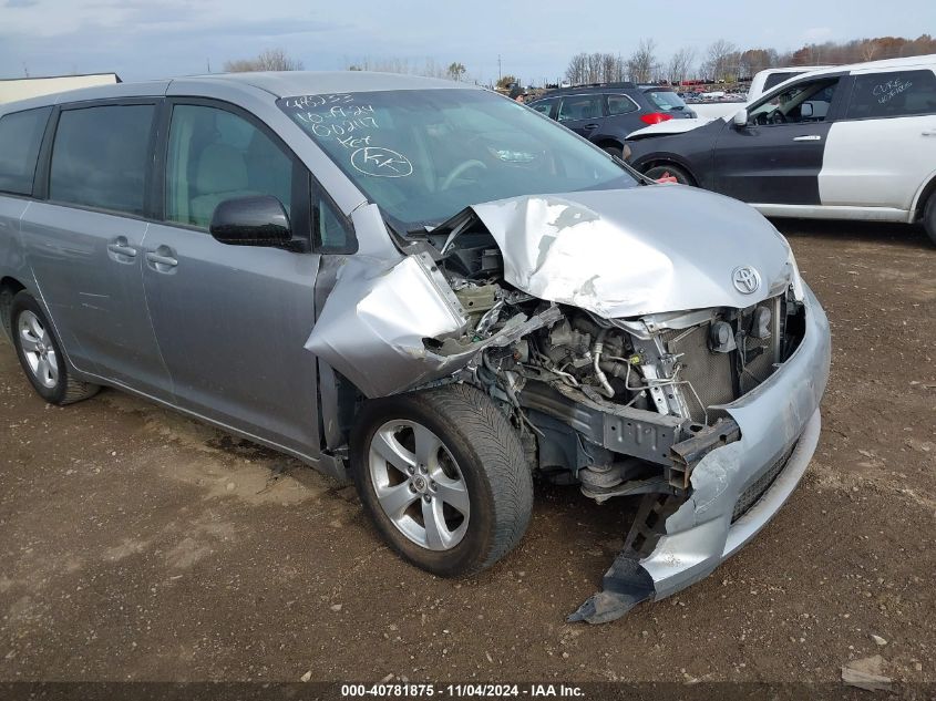 2011 Toyota Sienna Base V6 VIN: 5TDZK3DC8BS002117 Lot: 40781875