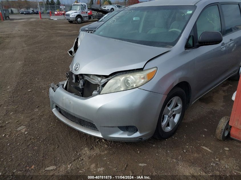 2011 Toyota Sienna Base V6 VIN: 5TDZK3DC8BS002117 Lot: 40781875