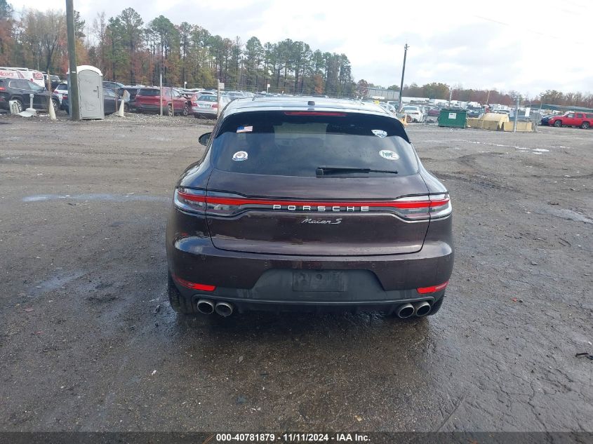 2021 Porsche Macan S VIN: WP1AB2A55MLB32520 Lot: 40781879