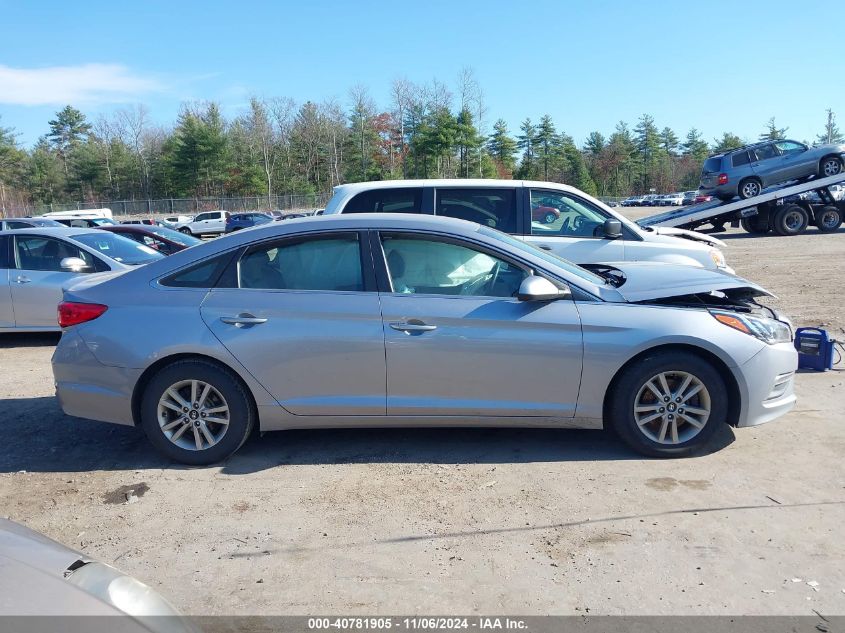 2015 Hyundai Sonata Se VIN: 5NPE24AF0FH157467 Lot: 40781905