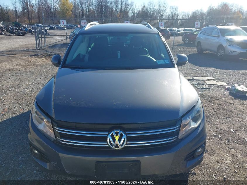 2014 Volkswagen Tiguan Se VIN: WVGBV3AX2EW619061 Lot: 40781909