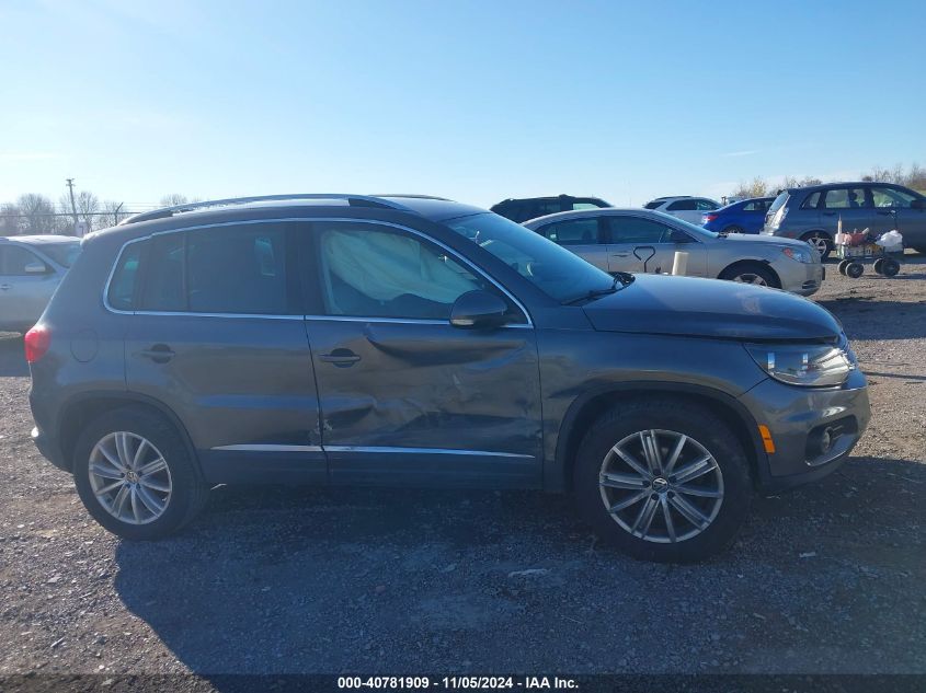 2014 Volkswagen Tiguan Se VIN: WVGBV3AX2EW619061 Lot: 40781909