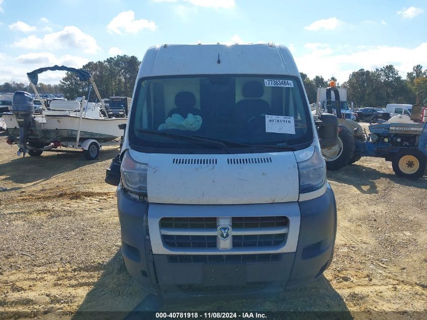 2014 Ram Promaster 3500 High Roof VIN: 3C6URVJG4EE129011 Lot: 40781918