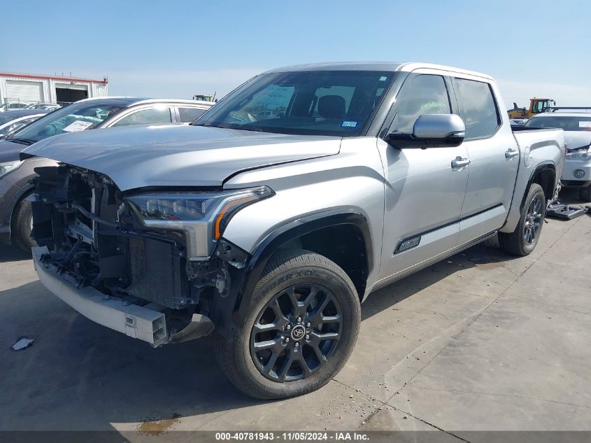 VIN 5TFNA5AB8NX002738 2022 Toyota Tundra, Platinum no.2