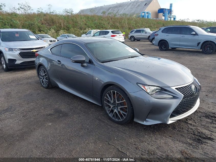 VIN JTHHA5BC7H5007187 2017 Lexus RC, 200T no.1