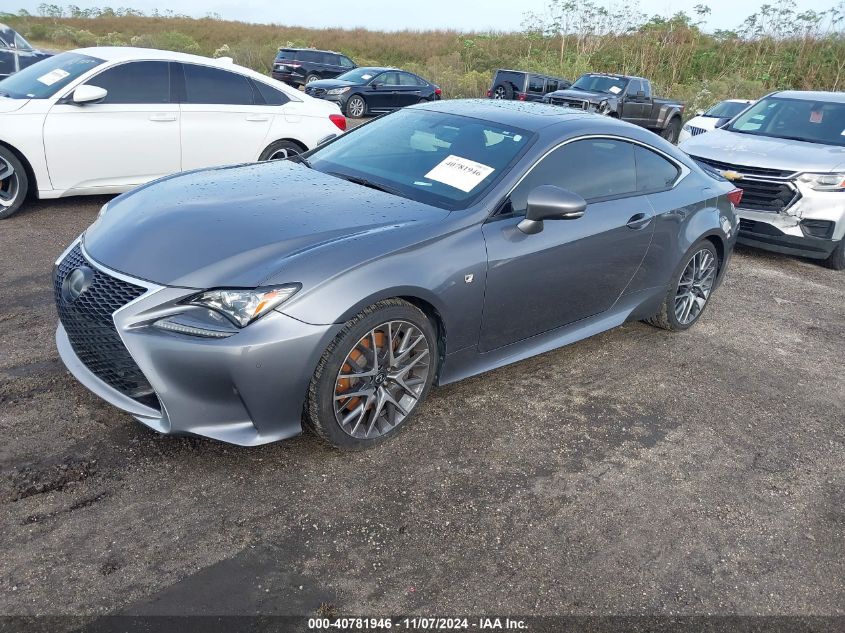 VIN JTHHA5BC7H5007187 2017 Lexus RC, 200T no.2