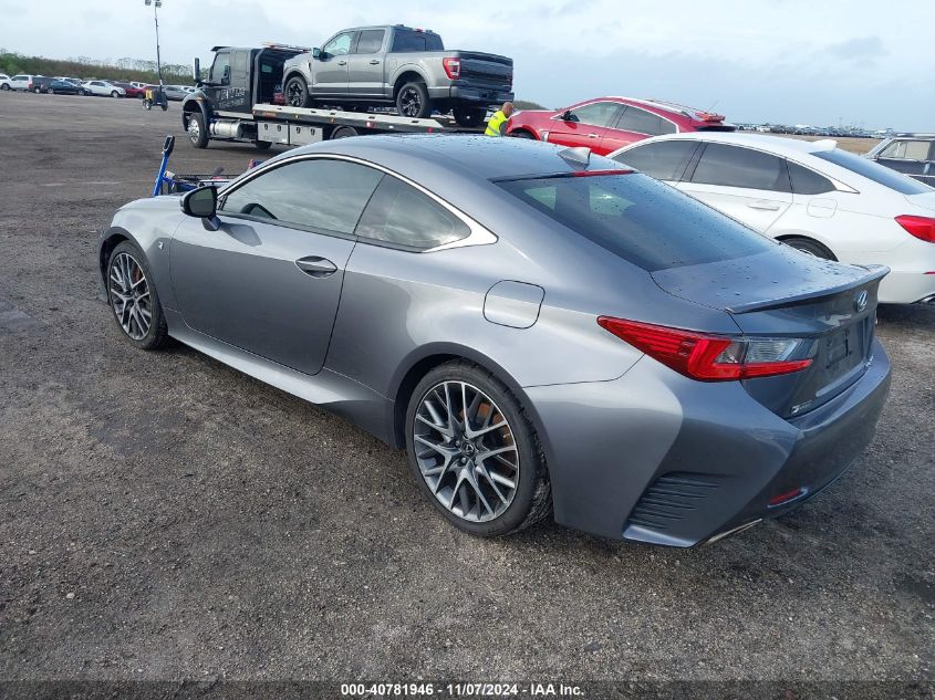 VIN JTHHA5BC7H5007187 2017 Lexus RC, 200T no.3