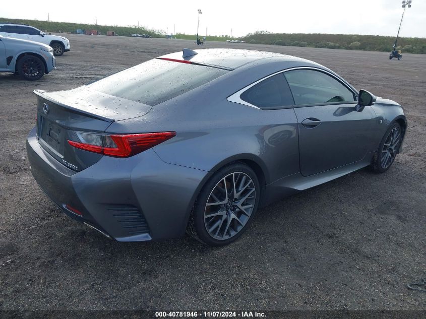 VIN JTHHA5BC7H5007187 2017 Lexus RC, 200T no.4