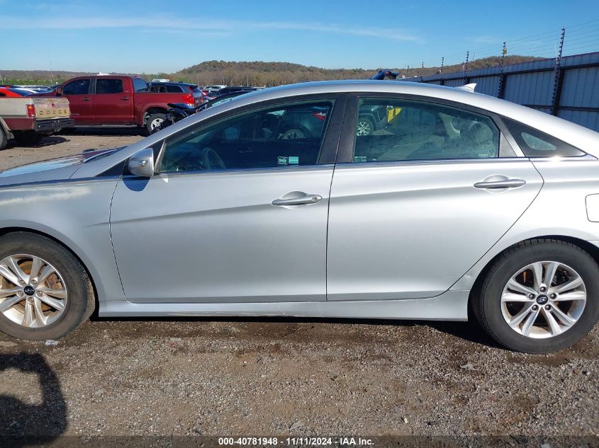 2014 Hyundai Sonata Gls VIN: 5NPEB4AC8EH826508 Lot: 40781948