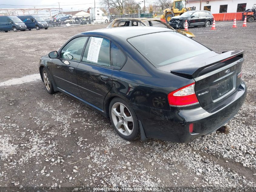 2009 Subaru Legacy 2.5I VIN: 4S3BL616X97228307 Lot: 40781960