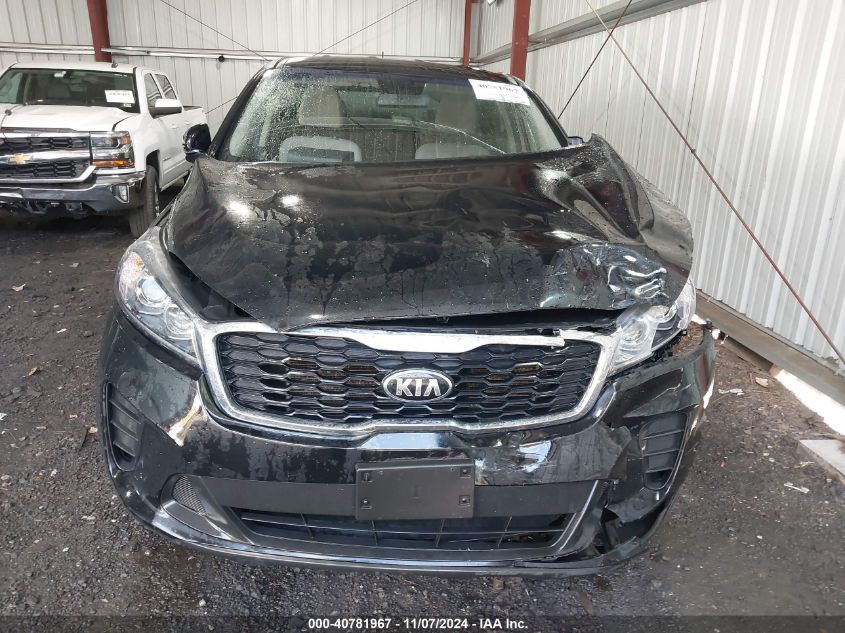 2019 Kia Sorento 3.3L Lx VIN: 5XYPG4A55KG493585 Lot: 40781967