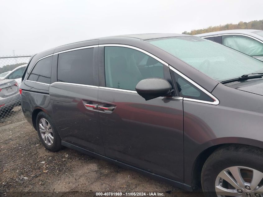 2016 Honda Odyssey Ex-L VIN: 5FNRL5H66GB062728 Lot: 40781969