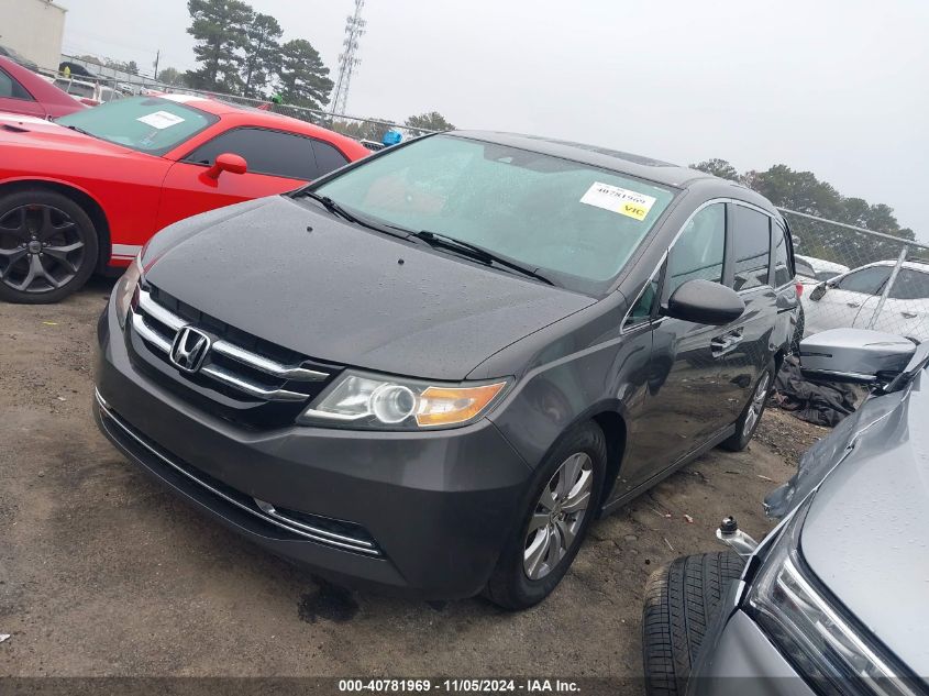 VIN 5FNRL5H66GB062728 2016 HONDA ODYSSEY no.2