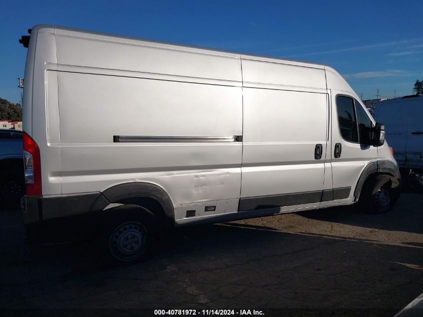 2024 Ram Promaster 2500 Tradesman High Roof 159 Wb W/Pass Seat VIN: 3C6LRVDG8RE114833 Lot: 40781972