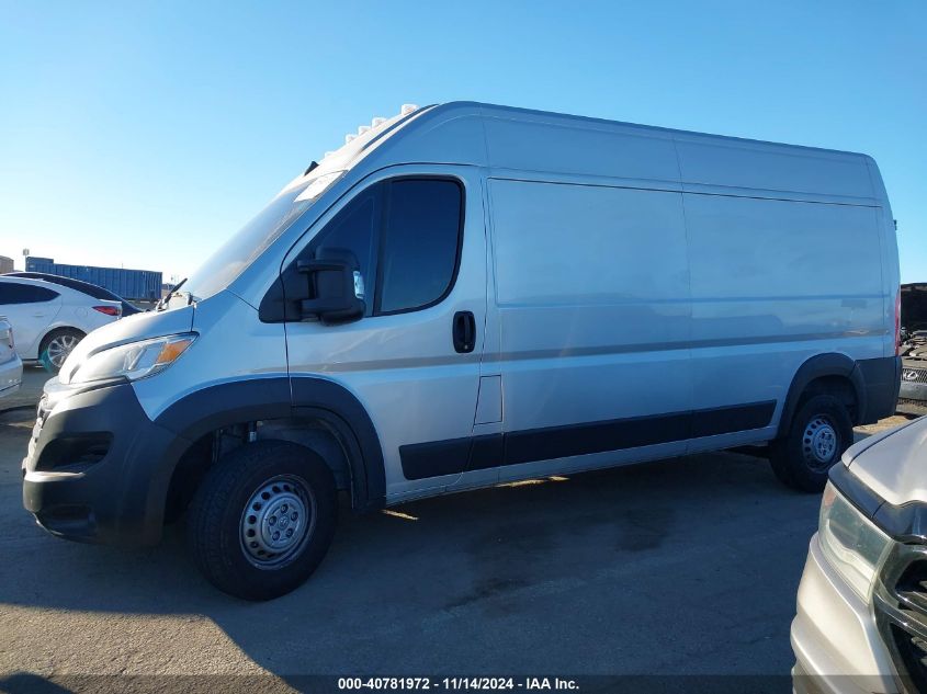 2024 Ram Promaster 2500 Tradesman High Roof 159 Wb W/Pass Seat VIN: 3C6LRVDG8RE114833 Lot: 40781972