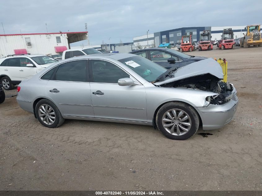 2008 Hyundai Azera Limited VIN: KMHFC46F58A305788 Lot: 40782040