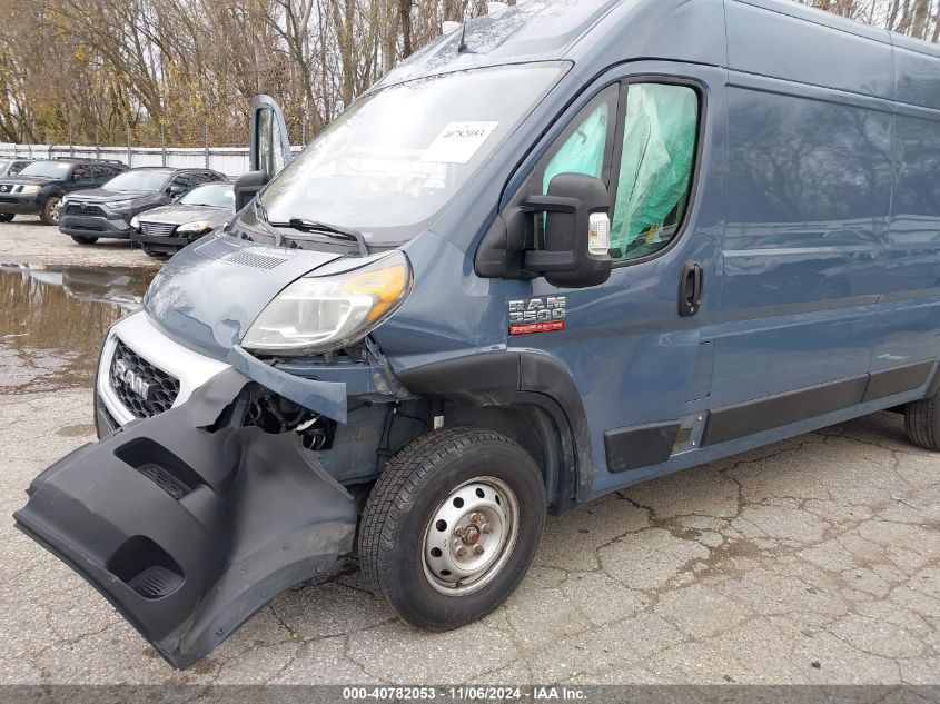 2019 Ram Promaster 3500 Cargo Van High Roof 159 Wb Ext VIN: 3C6URVJGXKE558018 Lot: 40782053