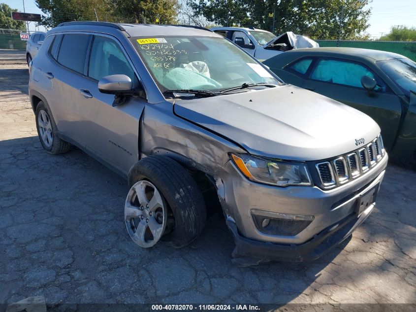 VIN 3C4NJDBB0KT683378 2019 Jeep Compass, Latitude 4X4 no.1