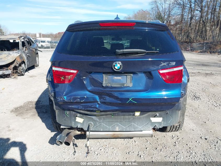 2016 BMW X3 xDrive28I VIN: 5UXWX9C55G0D69465 Lot: 40782093