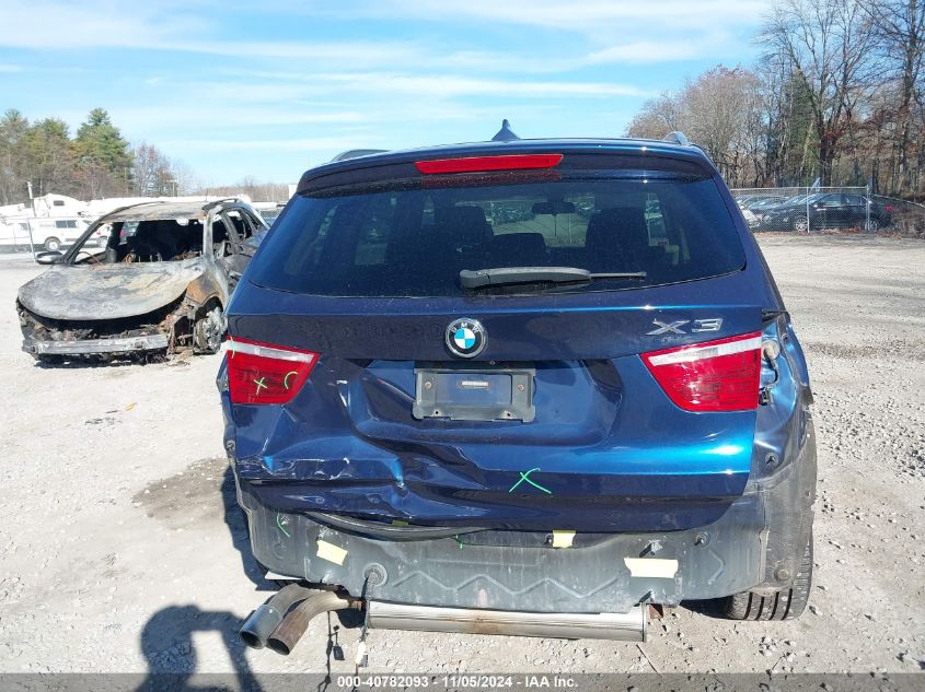 2016 BMW X3 xDrive28I VIN: 5UXWX9C55G0D69465 Lot: 40782093