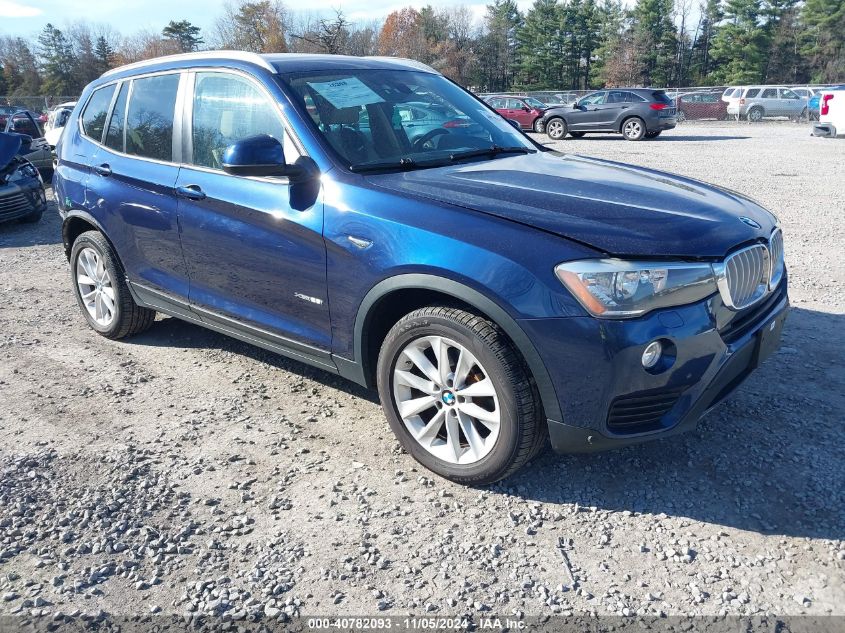 2016 BMW X3 XDRIVE28I - 5UXWX9C55G0D69465