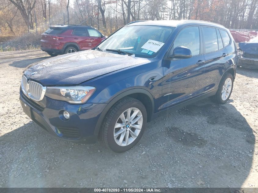 2016 BMW X3 XDRIVE28I - 5UXWX9C55G0D69465