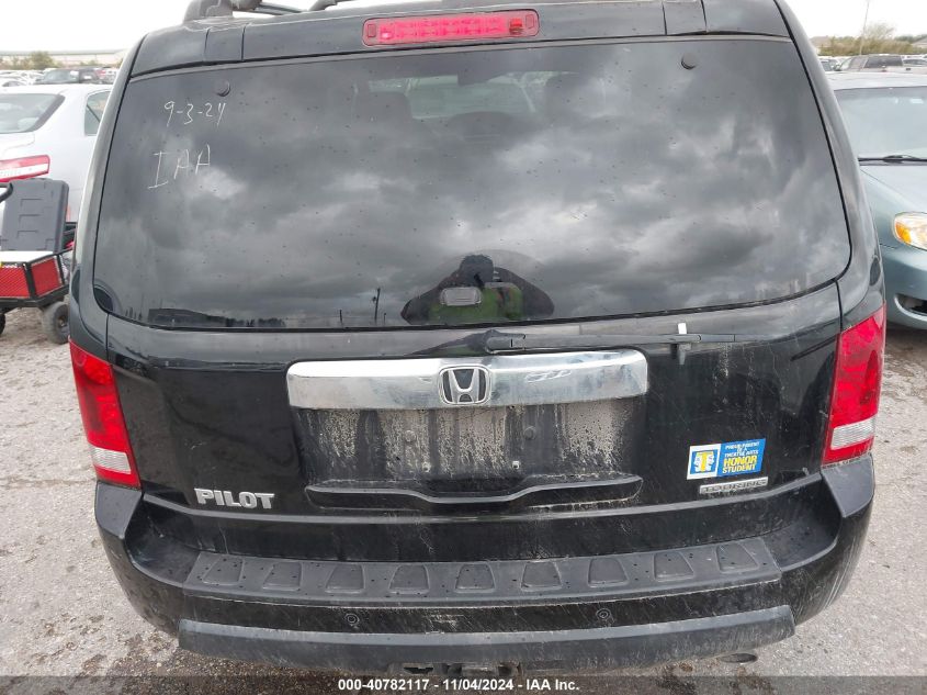 2011 Honda Pilot Touring VIN: 5FNYF3H94BB051124 Lot: 40782117