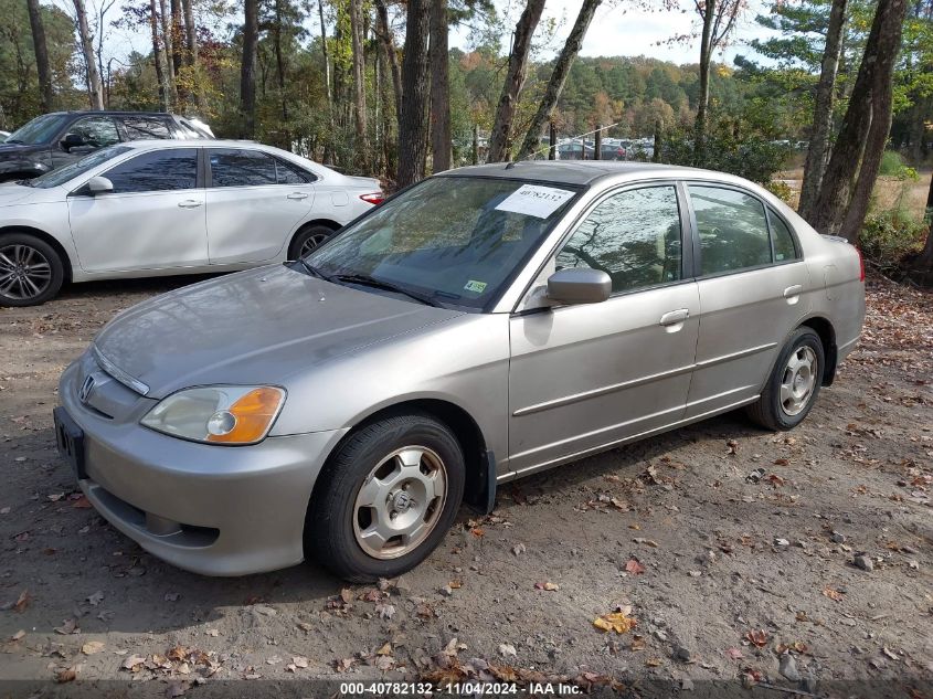 2003 Honda Civic Hybrid VIN: JHMES96653S029680 Lot: 40782132