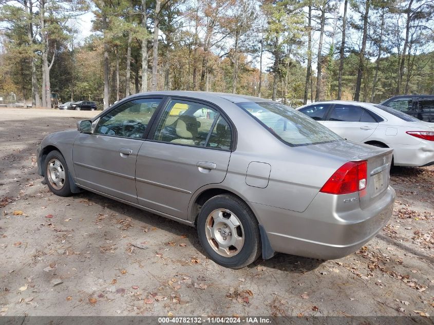 2003 Honda Civic Hybrid VIN: JHMES96653S029680 Lot: 40782132