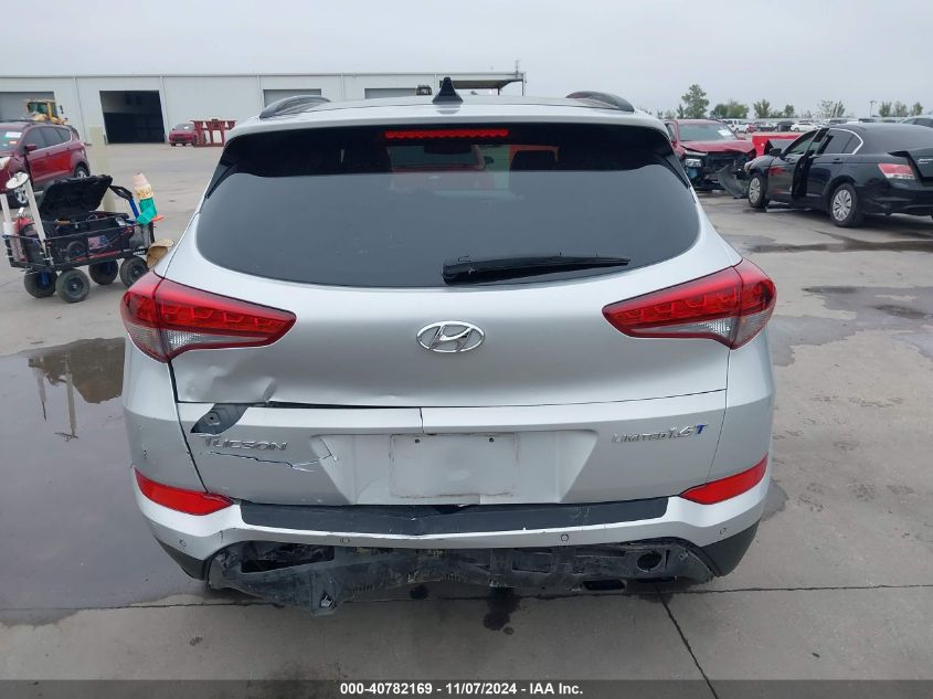 2017 Hyundai Tucson Limited VIN: KM8J33A26HU362220 Lot: 40782169