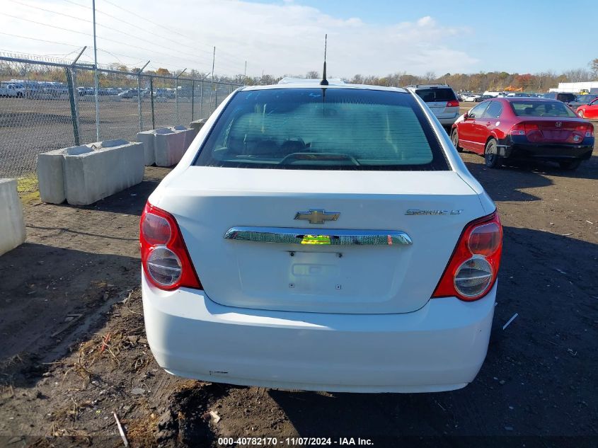 2013 Chevrolet Sonic Lt Auto VIN: 1G1JC5SH5D4141391 Lot: 40782170