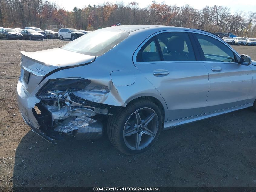VIN 55SWF4KB9JU270411 2018 MERCEDES-BENZ C 300 4MATIC