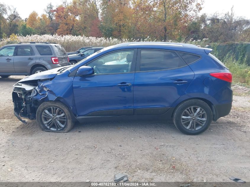 2014 Hyundai Tucson Se VIN: KM8JUCAG6EU815479 Lot: 40782183